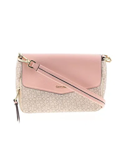 Pre-owned Calvin Klein Shoulder Bag In Pink