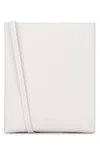 Calvin Klein Logo Stamp Crossbody Bag In White