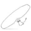 Calvin Klein Side Stainless Steel White Crystal Bracelet In Multi