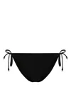 Calvin Klein Side-tie Bikini Bottoms In Black