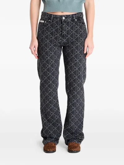 Calvin Klein Signature 90s Straight Jeans In Multi