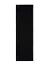 Calvin Klein Signature-logo Wool-blend Scarf In Black