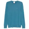 Calvin Klein Crew Neck Cotton Silk Blend Sweater