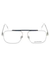 Calvin Klein Silver Navy Metal Optical Glasses
