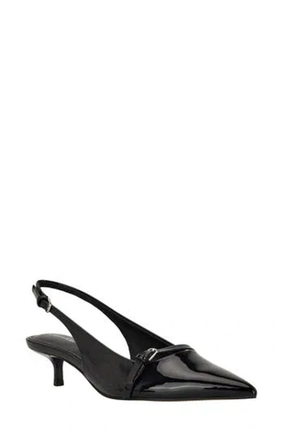 Calvin Klein Simira Kitten Heel Pump In Black