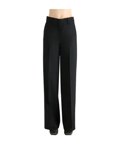 Calvin Klein Simone Wide Leg Trousers In Black