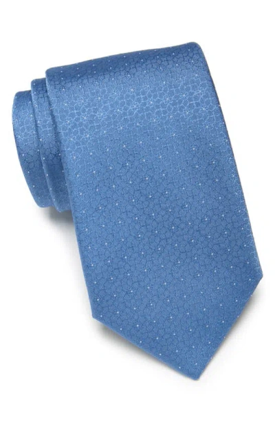 Calvin Klein Sinclair Natte Tie In Blue