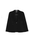 Calvin Klein Single-breasted Notched-lapel Blazer In Black