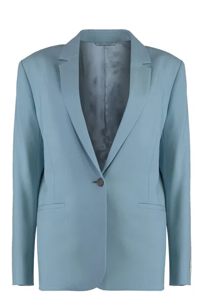 CALVIN KLEIN SINGLE-BREASTED ONE BUTTON JACKET