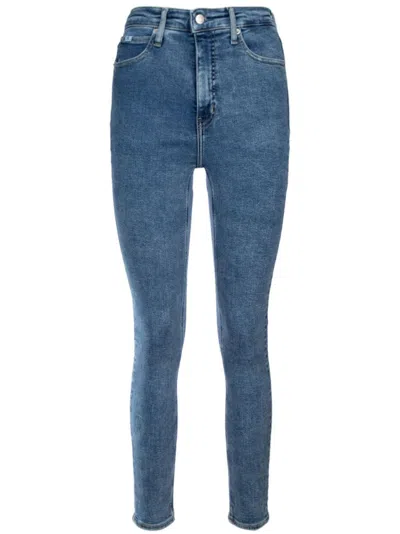 Calvin Klein Skinny-cut Jeans In Blue