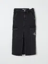 Calvin Klein Skirt  Kids Color Black In Schwarz
