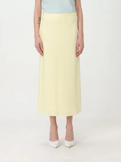 Calvin Klein Skirt  Woman Color Yellow In 黄色