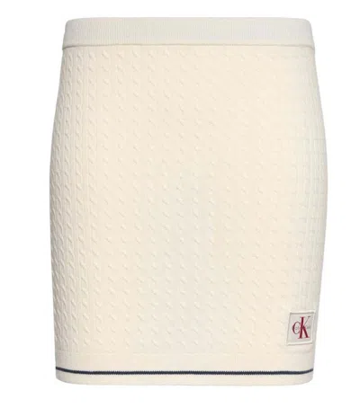 Calvin Klein Skirts Cream In Pattern