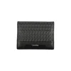 Calvin Klein Elegant Leather Card Holder With Contrasting Details In Black