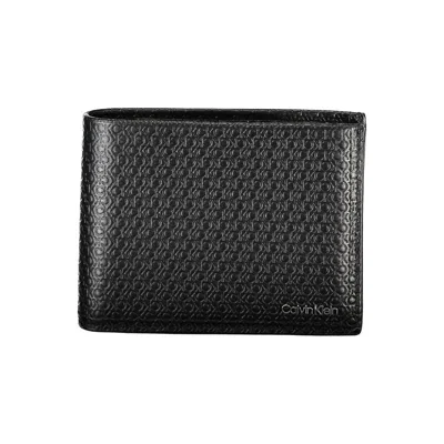 CALVIN KLEIN SLEEK BLACK LEATHER BIFOLD WALLET WITH RFID BLOCK