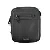 Calvin Klein Sleek Black Shoulder Bag With Contrasting Details