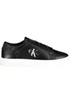 CALVIN KLEIN SLEEK BLACK SPORTS SNEAKERS WITH ECO-FRIENDLY TOUCH