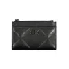 Calvin Klein Sleek Black Zip Wallet With Contrast Detailing