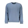 Calvin Klein Blue Polyester Sweater In Blue
