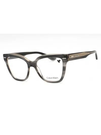 Calvin Klein Sleek Cat-eye Eyeglasses For Women In Neutral