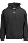 Calvin Klein Sleek Cotton Hooded Sweatshirt With Logo Print