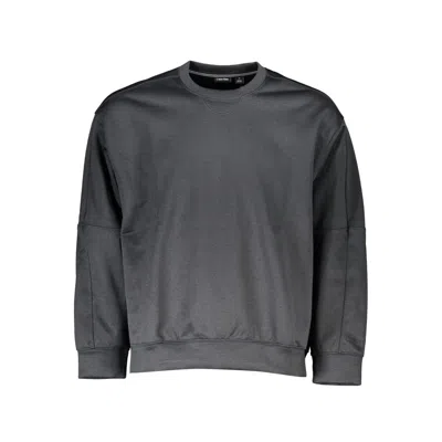 Calvin Klein Sleek Crew Neck Tech Sweatshirt In Grey