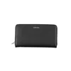 Calvin Klein Sleek Designer Three-compartment Wallet In Black