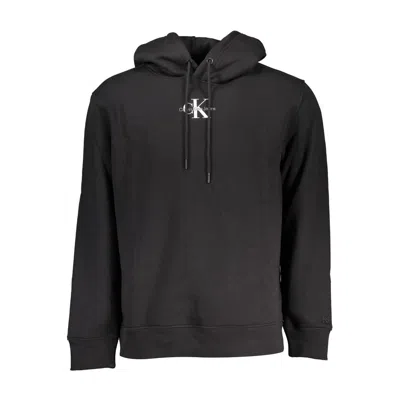 CALVIN KLEIN SLEEK EMBROIDERED HOODED SWEATSHIRT