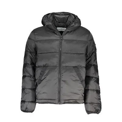 Calvin Klein Sleek Hooded Men's Jacket With Contrast Men's Details