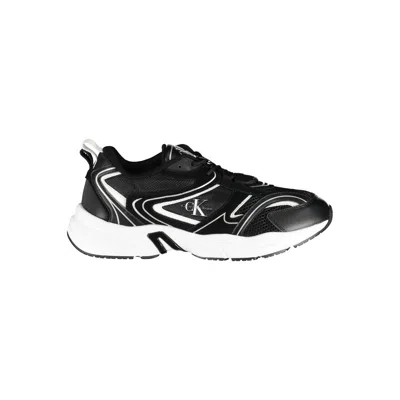 CALVIN KLEIN SLEEK LACE-UP SNEAKERS WITH CONTRAST MEN'S DETAILS