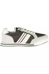 Calvin Klein Sleek Green Lace-up Sneakers With Logo Accent In Green