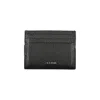 Calvin Klein Sleek Leather Card Holder With Money Clip In Black