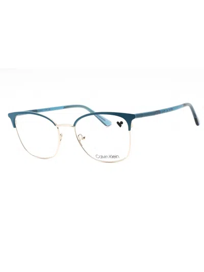 Calvin Klein Sleek Rectangular Eyeglasses For Women In White