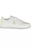 Calvin Klein Sleek White Sneakers With Eco-friendly Twist