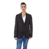 Calvin Klein Elegant Gray Woolen Jacket Classic Style In Gray