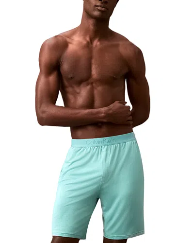 Calvin Klein Sleep Shorts In Blue