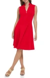 CALVIN KLEIN CALVIN KLEIN SLEEVELESS A-LINE DRESS
