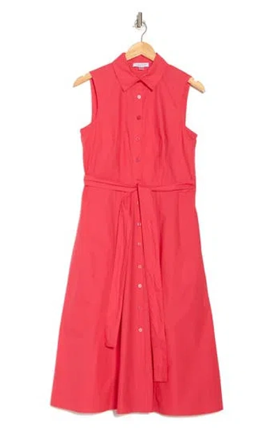 Calvin Klein Sleeveless A-line Midi Shirtdress