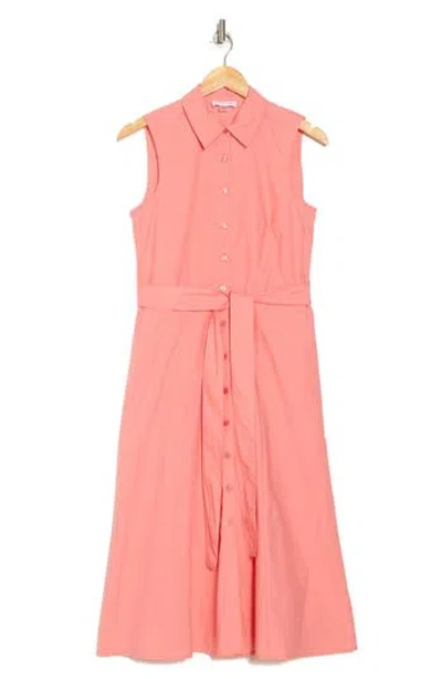 Calvin Klein Sleeveless A-line Midi Shirtdress