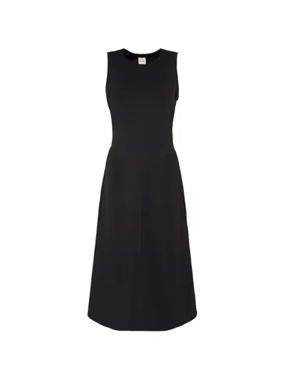 Calvin Klein Sleeveless A-line Dress In Black
