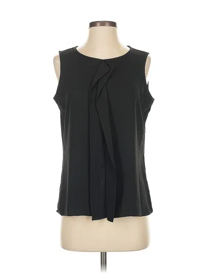 Pre-owned Calvin Klein Sleeveless Blouse In Black