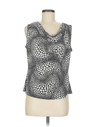 Pre-owned Calvin Klein Sleeveless Blouse In Black