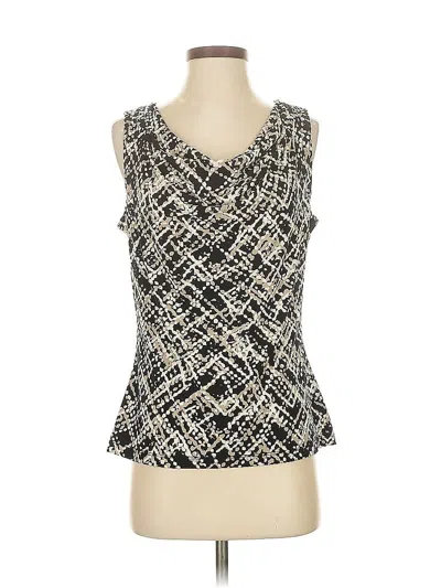 Pre-owned Calvin Klein Sleeveless Blouse In Black
