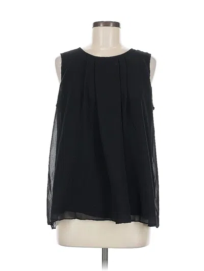 Pre-owned Calvin Klein Sleeveless Blouse In Black