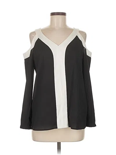 Pre-owned Calvin Klein Sleeveless Blouse In Black