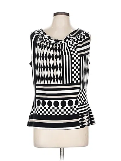 Pre-owned Calvin Klein Sleeveless Blouse In Black