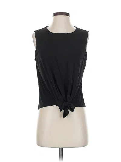 Pre-owned Calvin Klein Sleeveless Blouse In Black