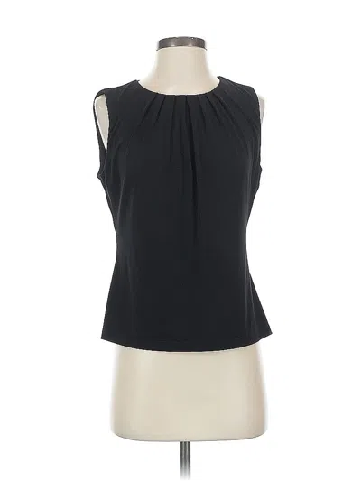 Pre-owned Calvin Klein Sleeveless Blouse In Black