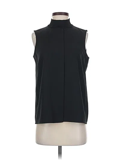 Pre-owned Calvin Klein Sleeveless Blouse In Black