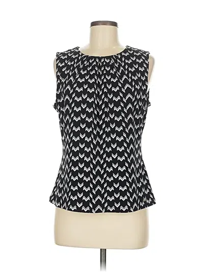 Pre-owned Calvin Klein Sleeveless Blouse In Black